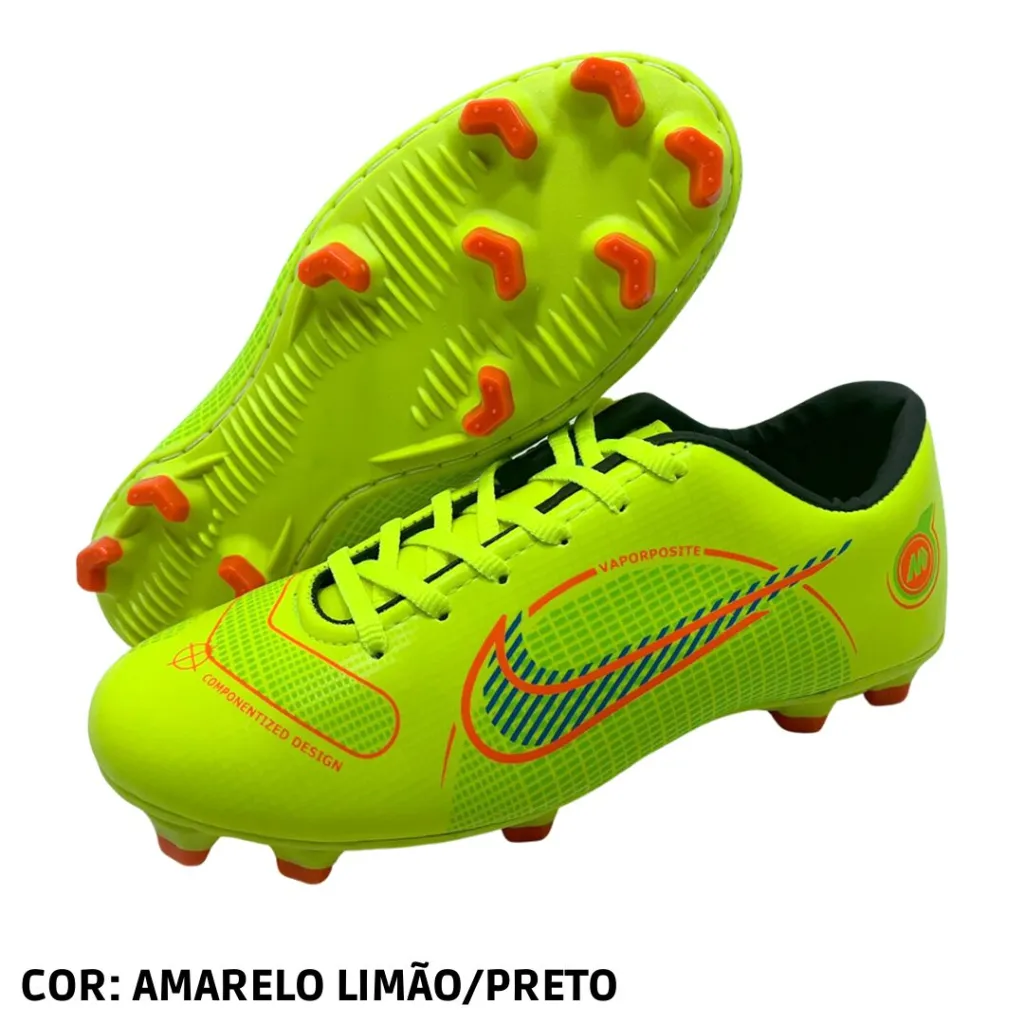 Chuteira nike mercurial verde limao campo shops