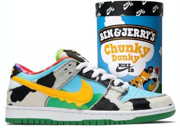 "Nike SB Dunk Low Chunky Dunky atacado: Cores vibrantes e design exclusivo."